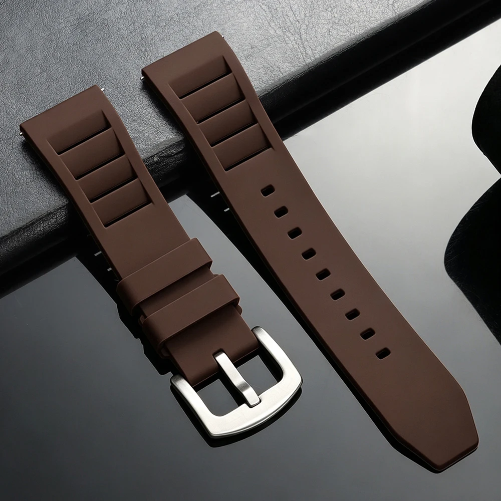 Universal Silicone Quick Release Watch Bands - Adjustable Rubber Strap