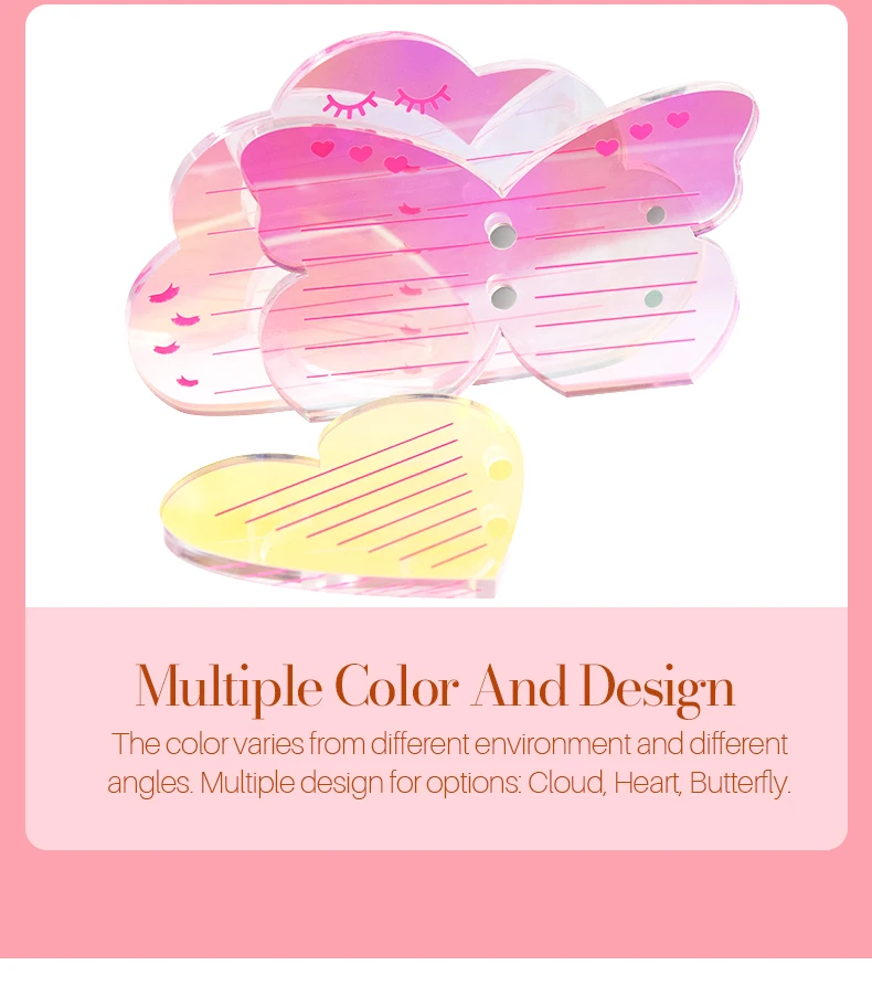 Wimpern Fliesen Schmetterling bunte Make-up-Tool Wimpern verlängerungen gemischte Tablett schöne Wimpern verlängerungen Produkte – Detail 10