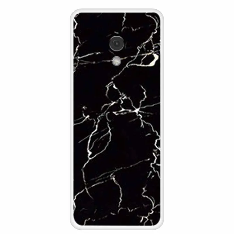 Marble Painted Clear TPU Back Cover - Protective Clear Shell