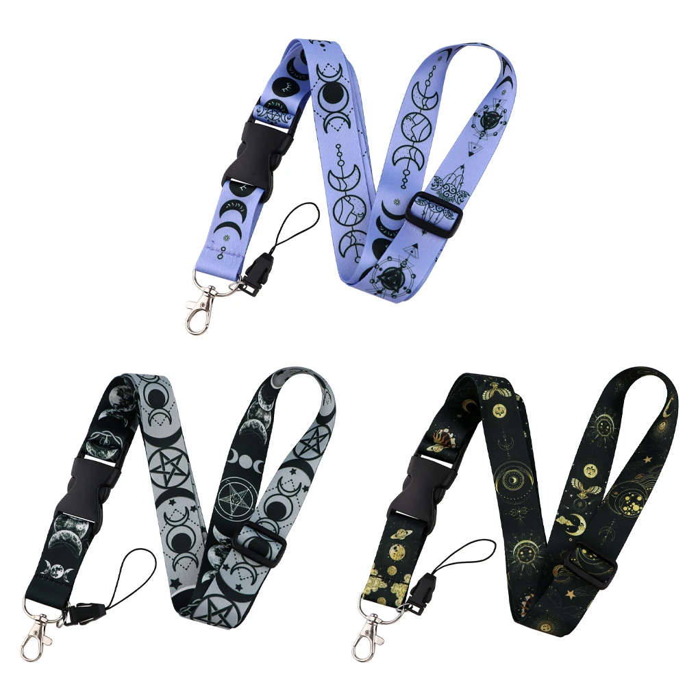 

Moons Lanyard Neck Strap Detachable Lanyard for Mobile Phone Rope Anti-lost Keys Mobile ID Card Holder Fashion Accessories