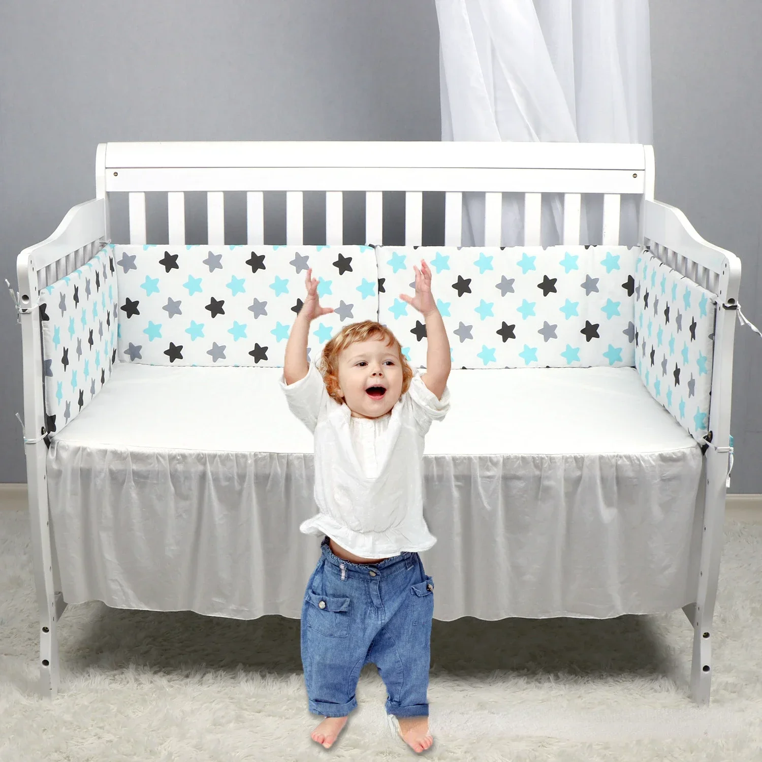 Anti-collision Bed Bumper for crib bumper