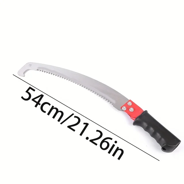 2 types of multi-functional hand saws for pruning trees and outdoor gardening, with stainless steel serrated blades 3