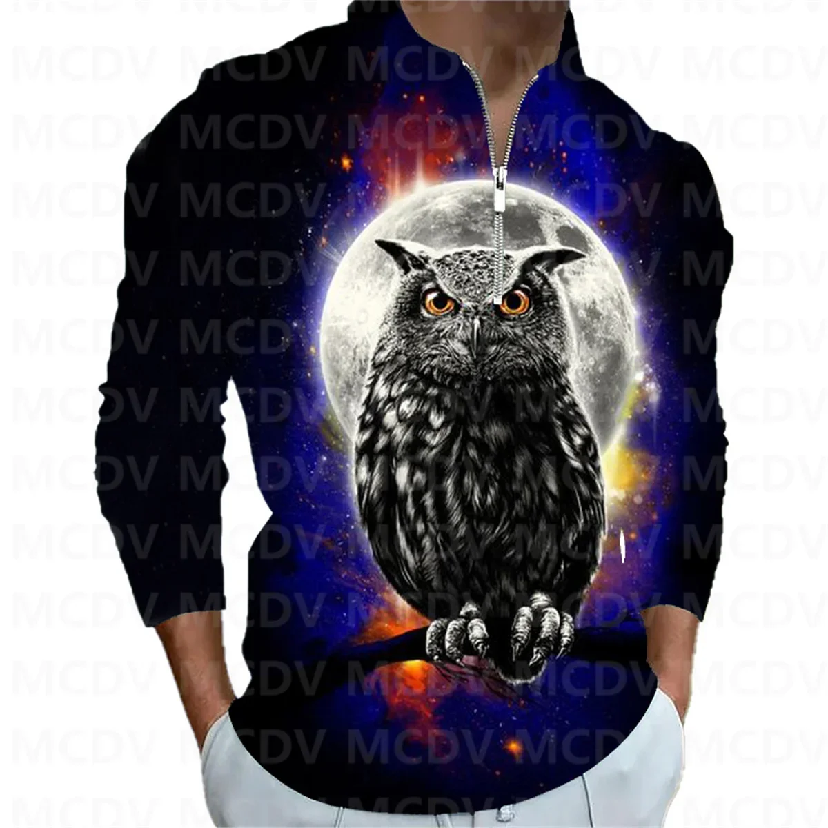 Рисунок 6 - Мужская рубашка-поло с длинным рукавом