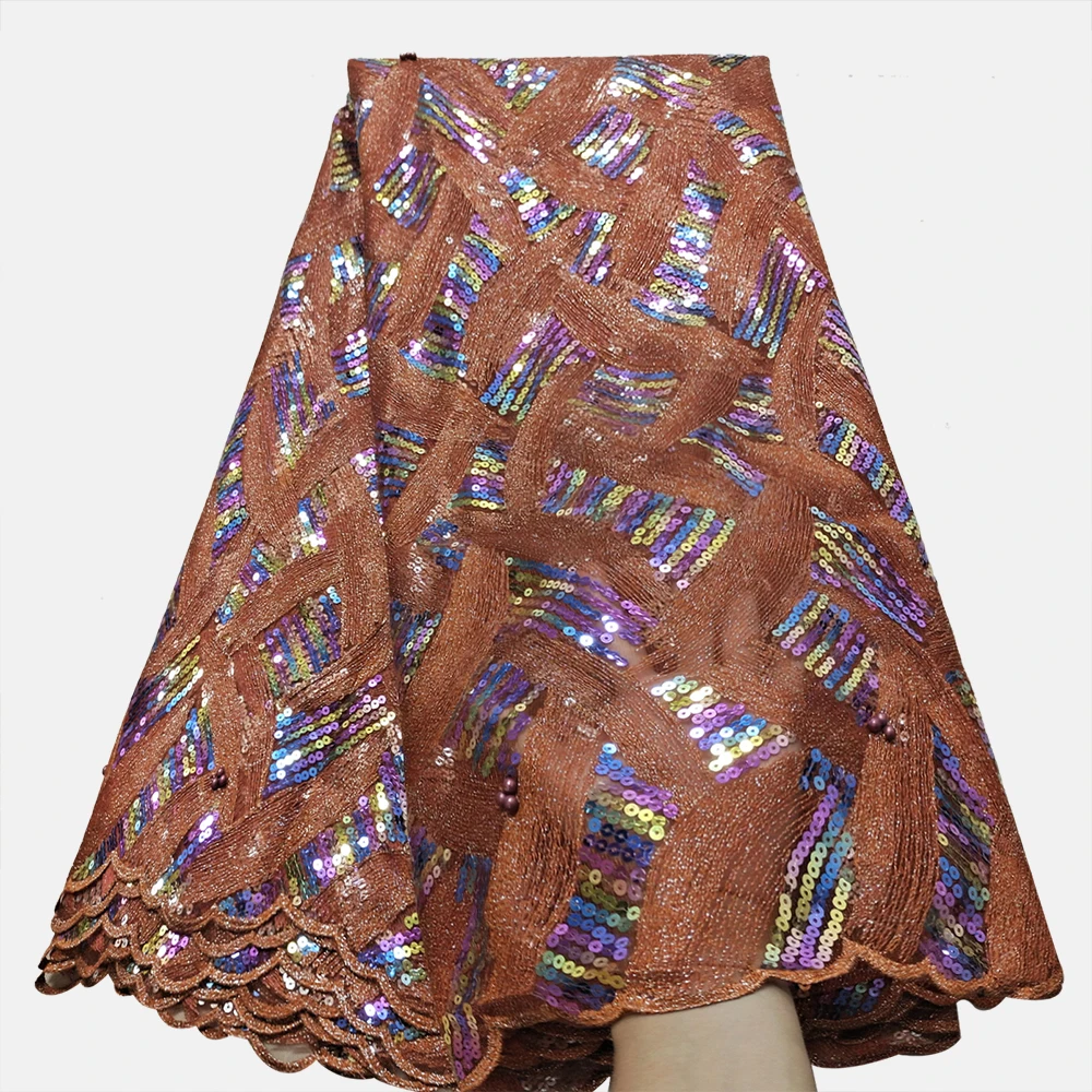 Lace Fabric Chiffon Lace Fabric Bestway Latest African Lace Fabric 5 Yards Swiss Embroidery Nigerian Robe Tailoring Material French Tulle Lace