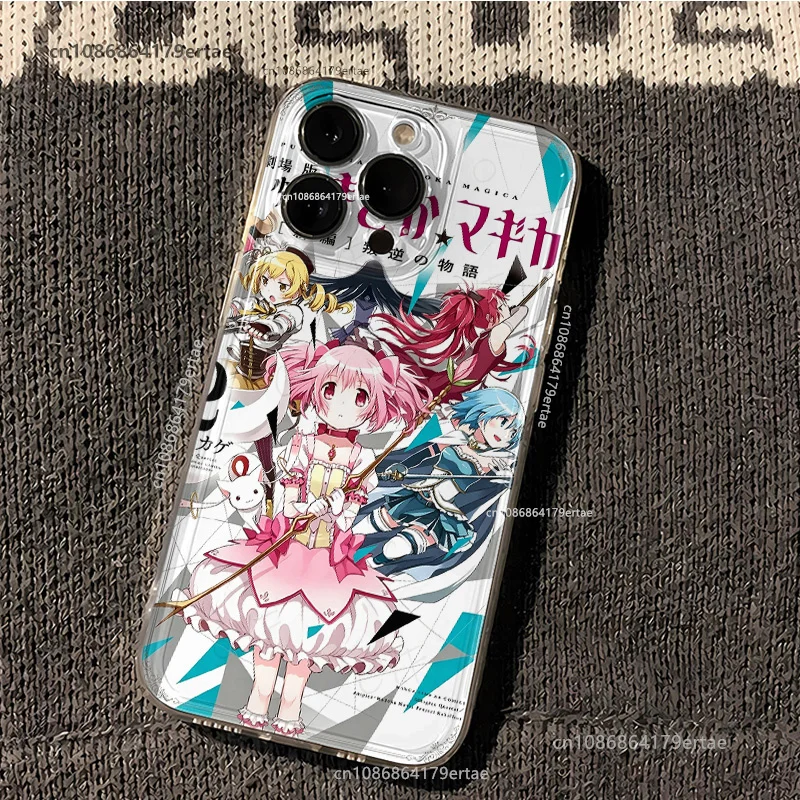 Cute Japanese Korean Anime Girl INS Silicone Phone Case Cover