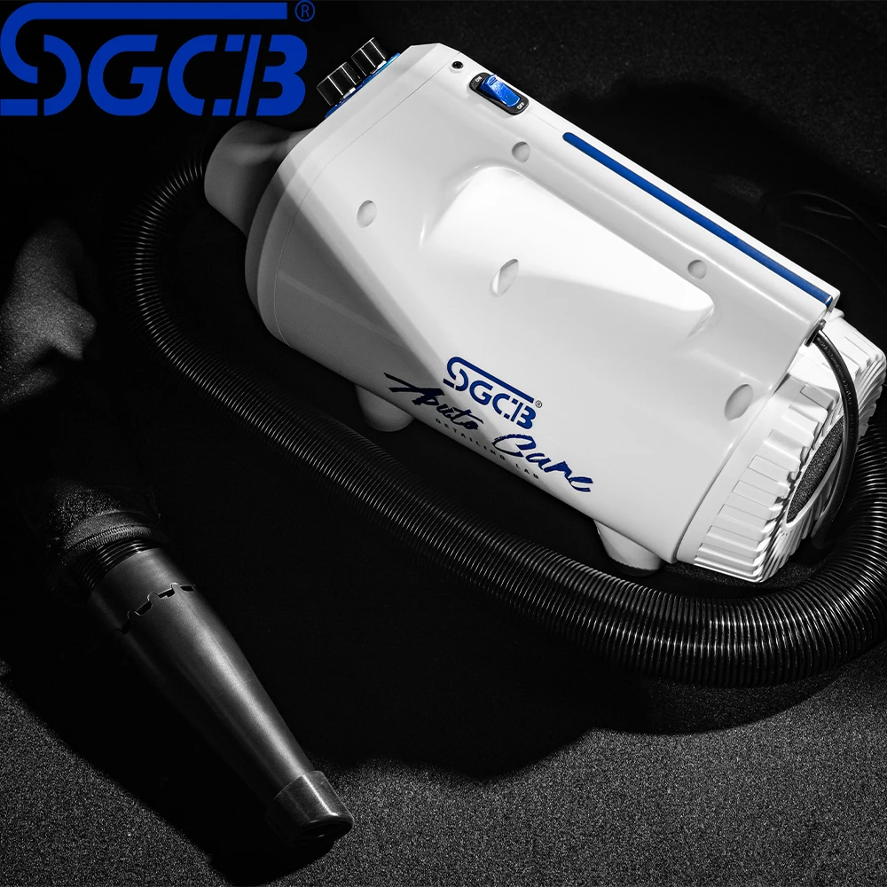 SGCB Secador de aire para automóvil, doble modo, temperatura de 5.0 HP,  secadora de lavado de coche y motocicleta de alta velocidad con base  giratoria