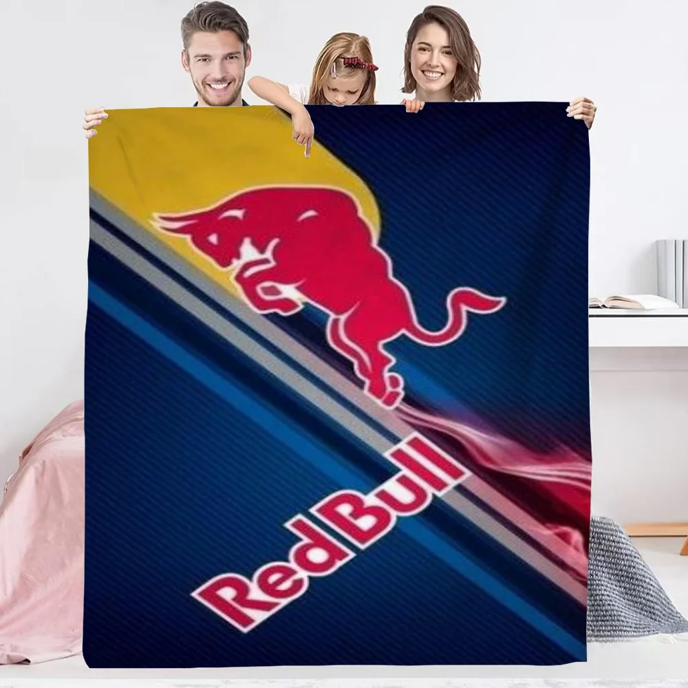 Red Bull Salzburg Sofa Blanket for Sofas Luxury Blankets & Throw Thin Wadding Blanket King Size Winter Bed Blankets Offers Plaid 2