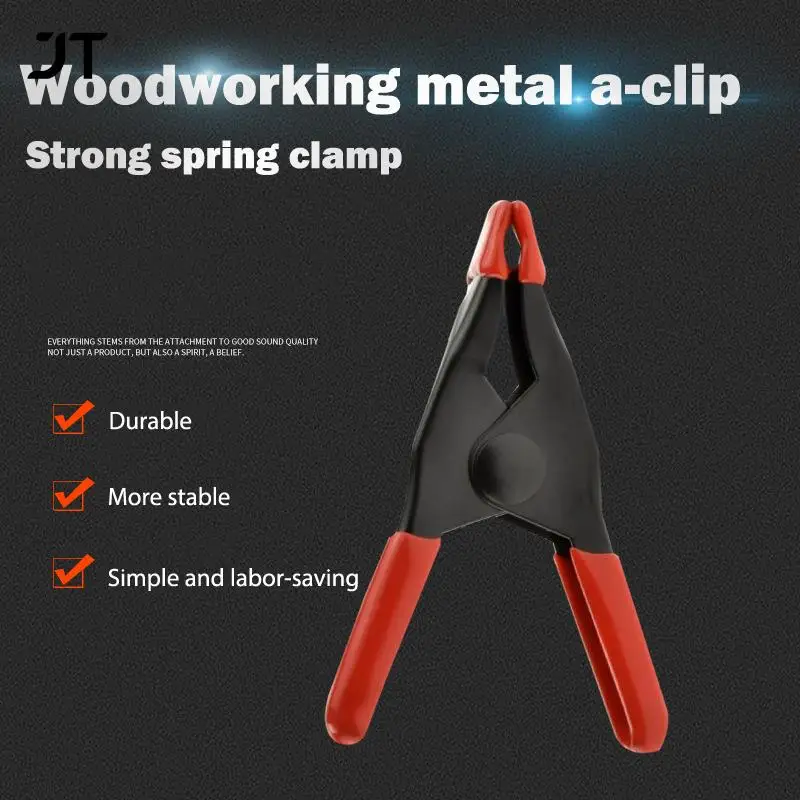 Metal 2 Inch Steel 3 coil Spring Clamps Max Jaw Opening 2 Inch Large Super Heavy Duty Spring