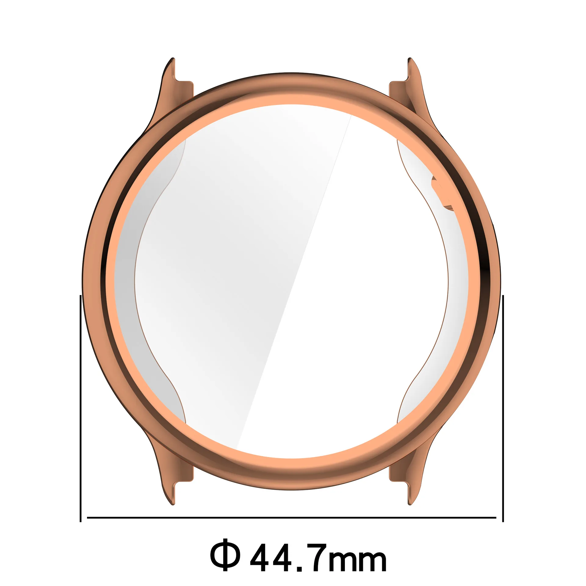 Stainless Steel Strap with Protective Soft TPU Case