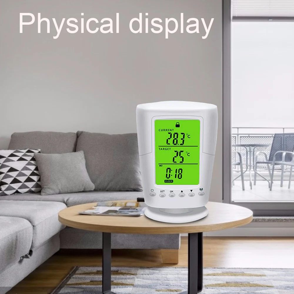 Wireless Thermostat Household Intelligent Socket Programmable Digital Temperature Controller Backlight LCD Heating Cooling Mode smart thermostat smart thermostat socket temperature controller