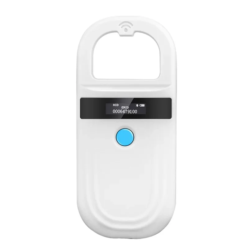 Handheld Animal RFID Reader 134.2Khz Pet Cat Dog Micro-Type Chip Scanner FDX-B Glass Chip USB/Bluetooth Tag Reader