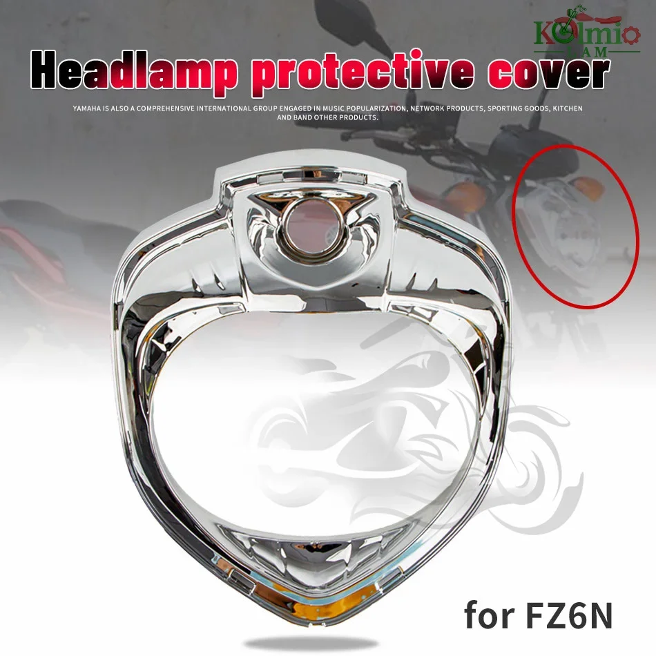 

Fit for Yamaha FZ6 FZ6N FZ600 Motorcycle Accessories Headlight Mounting Bracket Ring Headlamp Cover 2004 2005 2006 07 08 09