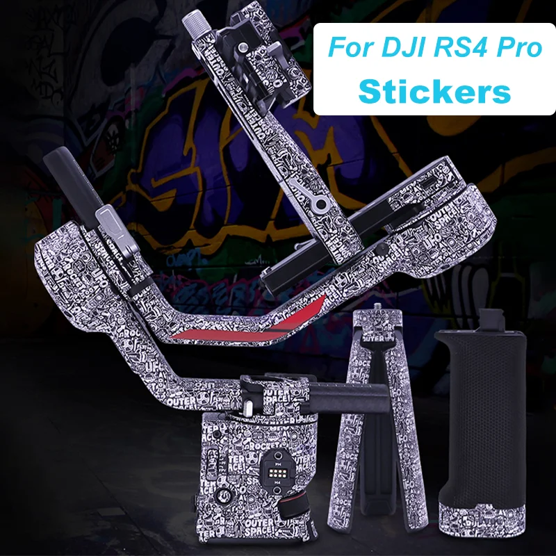 For DJI RS4 Pro Decal Skin Gimbal Stabilizer PVC Sticker Anti-scratch Wrap Cover Vinyl Wrap Film Protector Coat Accessories Kit