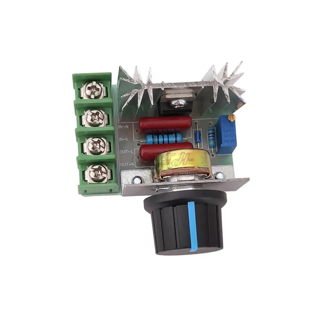 KLVN Regolatore Di Tensione SCR 220V 2000W - Modulo Dimmer Per Motori, Lampade E Termostato