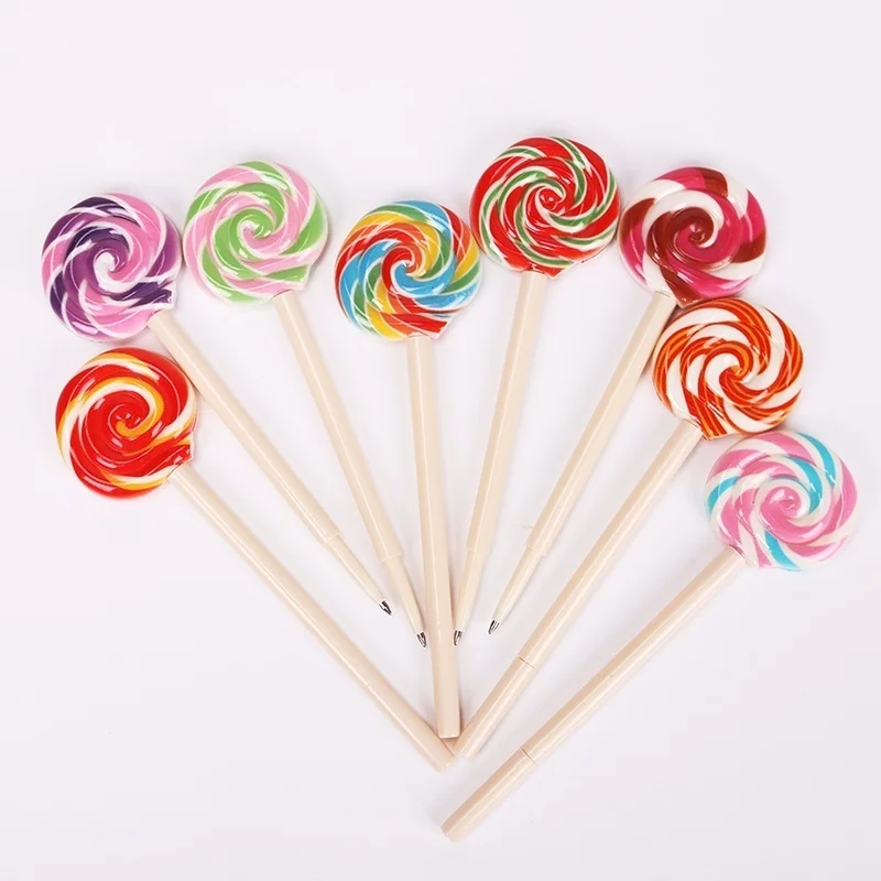

Милые милые шариковые ручки Lolli 0,5 мм, черные чернила, канцелярские принадлежности, ручка для детей, офисные и школьные принадлежности