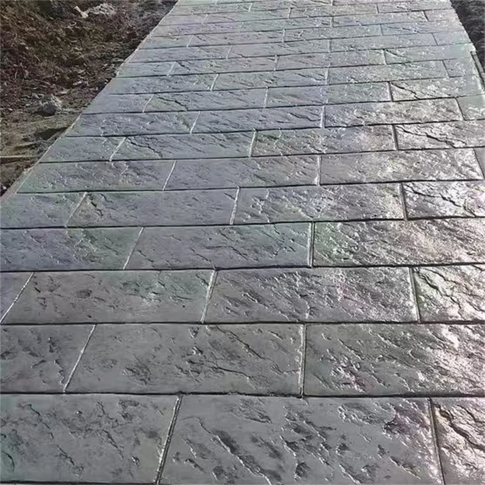 Creative Artificial Wall Embossing Mold Embossed Floor Art Concrete Imprint Mold Pavement Floor Random Color