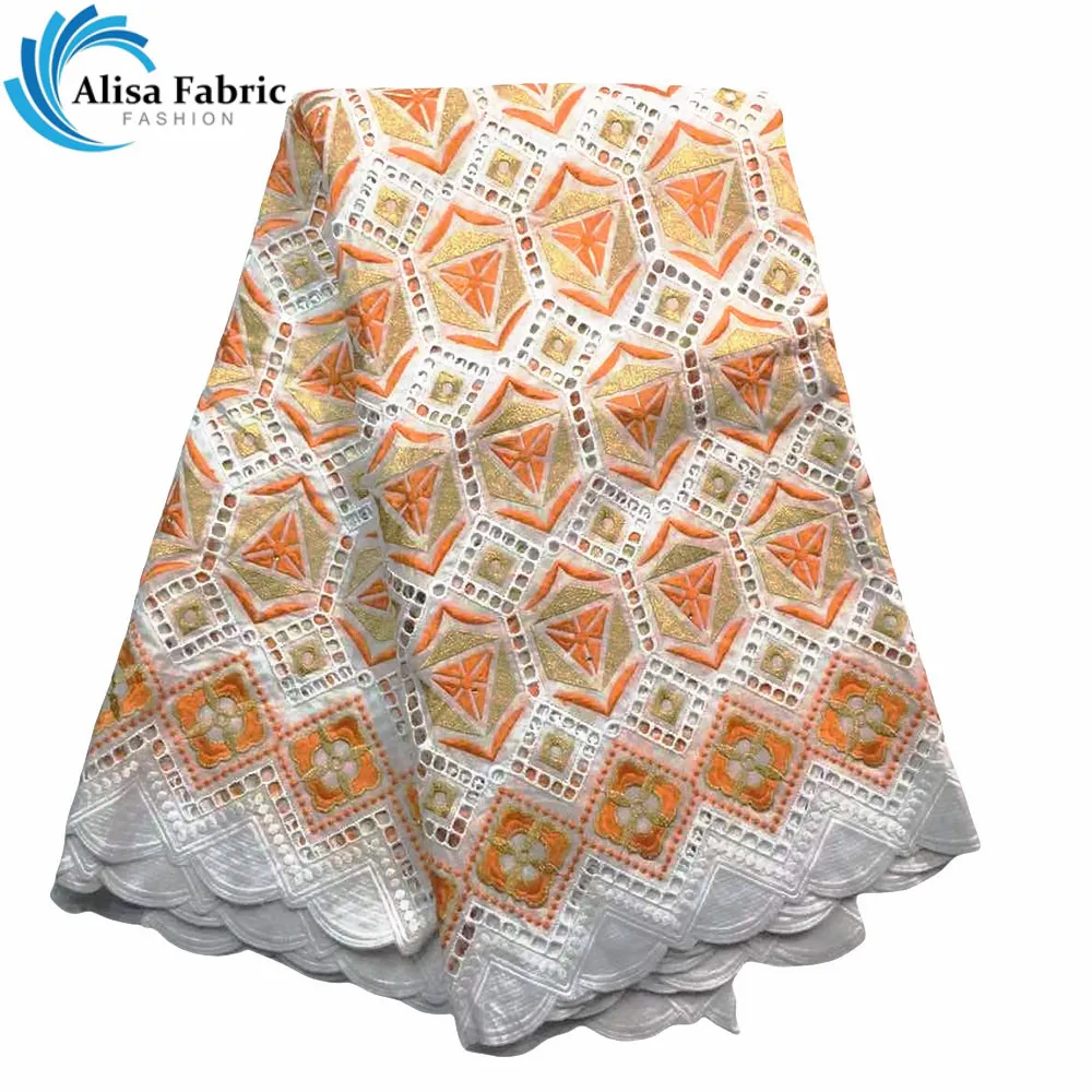 Embroidered Lace African Lace Fabric White High Quality French Fabric Mesh Nigerian Fabrics For Wedding Dress