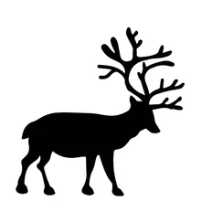 

LLY-2364 Creativity Big Horn Deer Pattern Personality Stickers PVC Hot Selling Auto Window Bumper Waterproof Quality Decals
