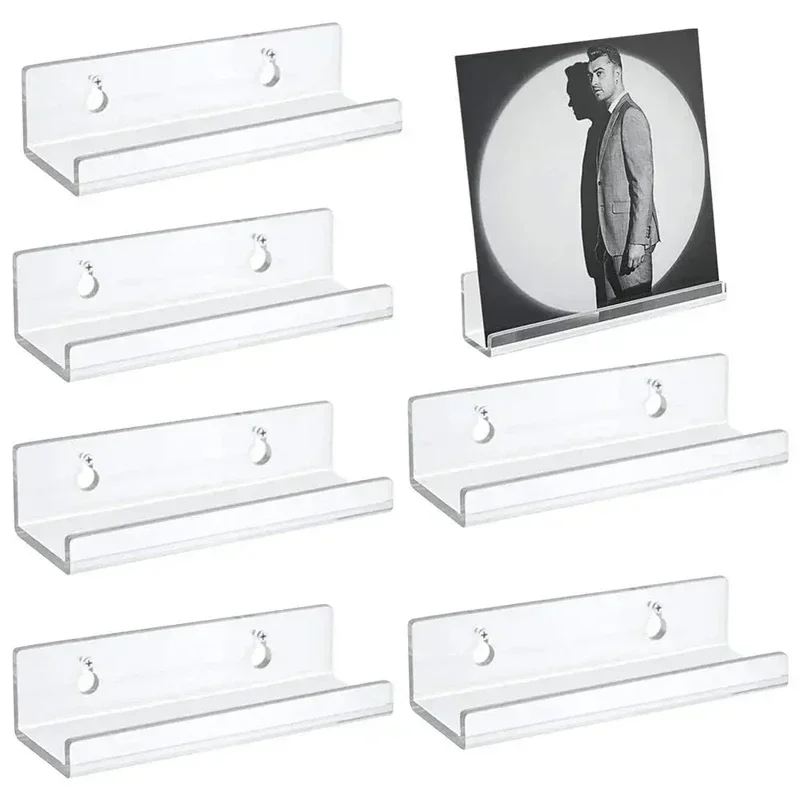 Acrylic Floating Record Shelf 2