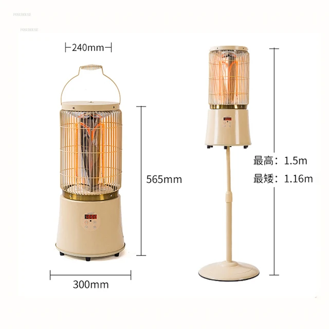 Kereskedelmi Esernyő Teraszfűtés Szénszálas Kültéri Nagy Fűtőberendezés Háztartás Energiamegtakarítás Terület Fűtő Kályha Gyors Hő U - Image 6