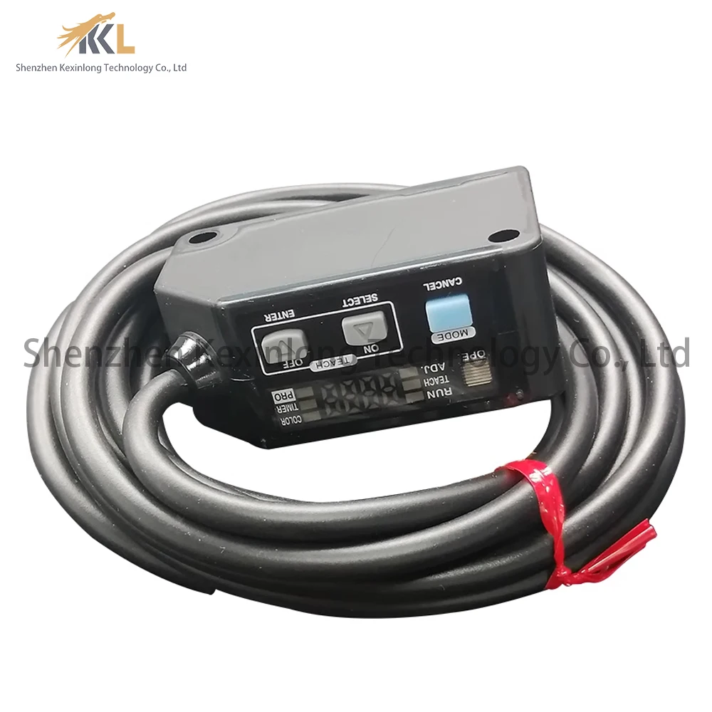 

LX-101 Original Color Code Sensor Photoelectric Switch Sensor Color Digital 3 LED Mark Sensor - NPN - 2m Cable