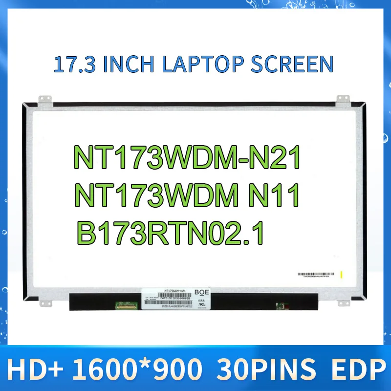 LCD 17.3 compatibile con HP 851051-002 851051-005 [30pin 1600