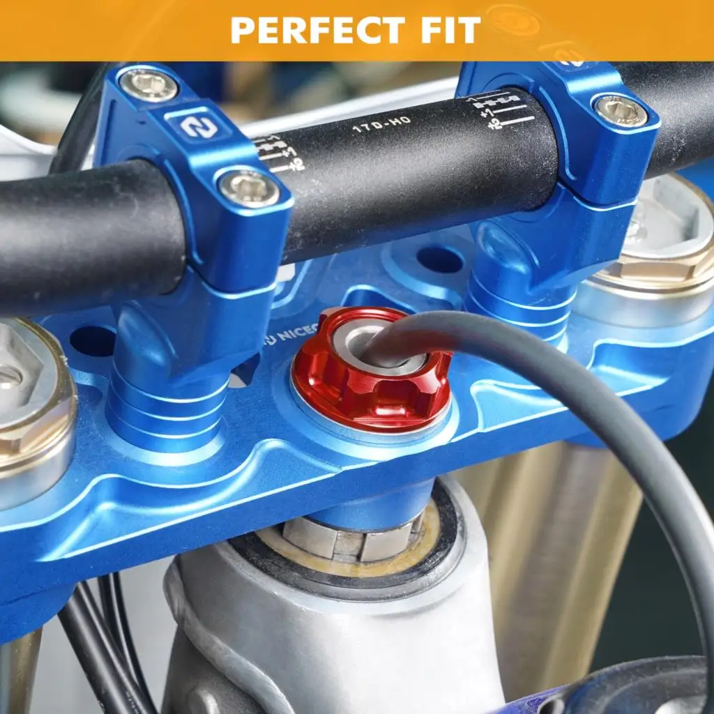 Lenkkopfmutterbolzen für Yamaha WR250F WR450F YZ125 YZ250 YZ125X YZ250X YZ250F YZ450F YZ250FX YZ450FX YZ400 YZ426F YZ125G 250G – Detail 7