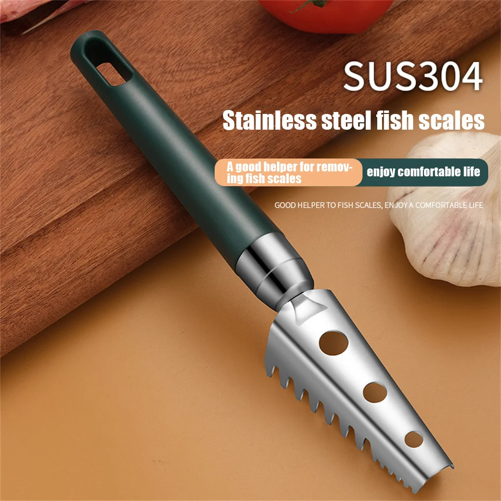 Stainless Steel Fish Scaler Quick Scale Remover Seafood Fishbone Peeler Scraper Fish bone tweezer tool gadge Kitchen accessories