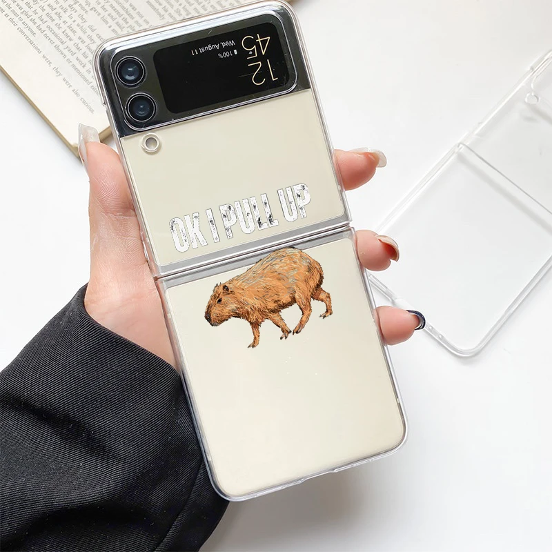 Cute Cartoon Capybara Fashion Phone Case - Funny Gift PC Cover