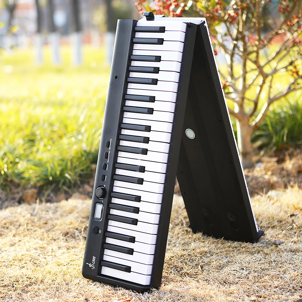 SLADE 88 Keys Electronic Piano Foldable Electronic Organ 128 Tone MIDI Output with Bag Music Accessories Keyboard Instrument