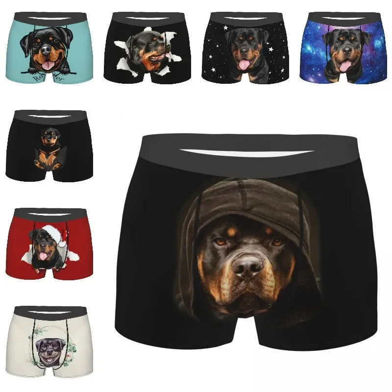 

Male Cool Rottweiler Underwear Animal Dog Lover Boxer Briefs Men Stretch Shorts Panties Underpants