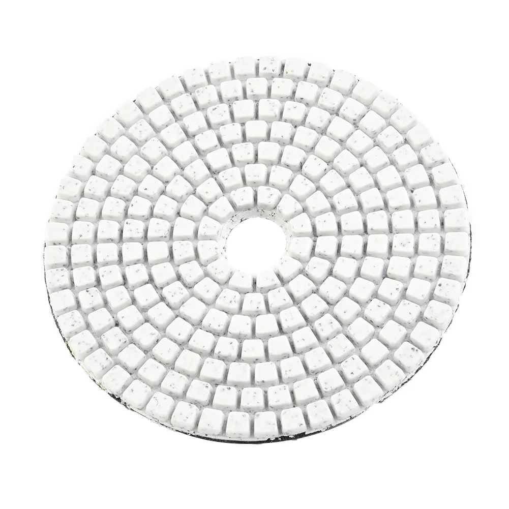 

4inch/100mm Diamond Polishing Pads Wet/Dry Granite Concrete Marble Glass Stone Sanding 30 Grits-10000 Grits Random Color