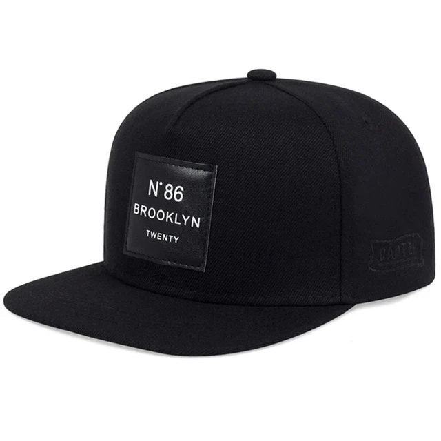  - Men Women BROOKLYN Baseball cotton adjustable Snapback Hat Leather label N86 Hip Hop Caps Sun Hat Unisex Trucker Hats