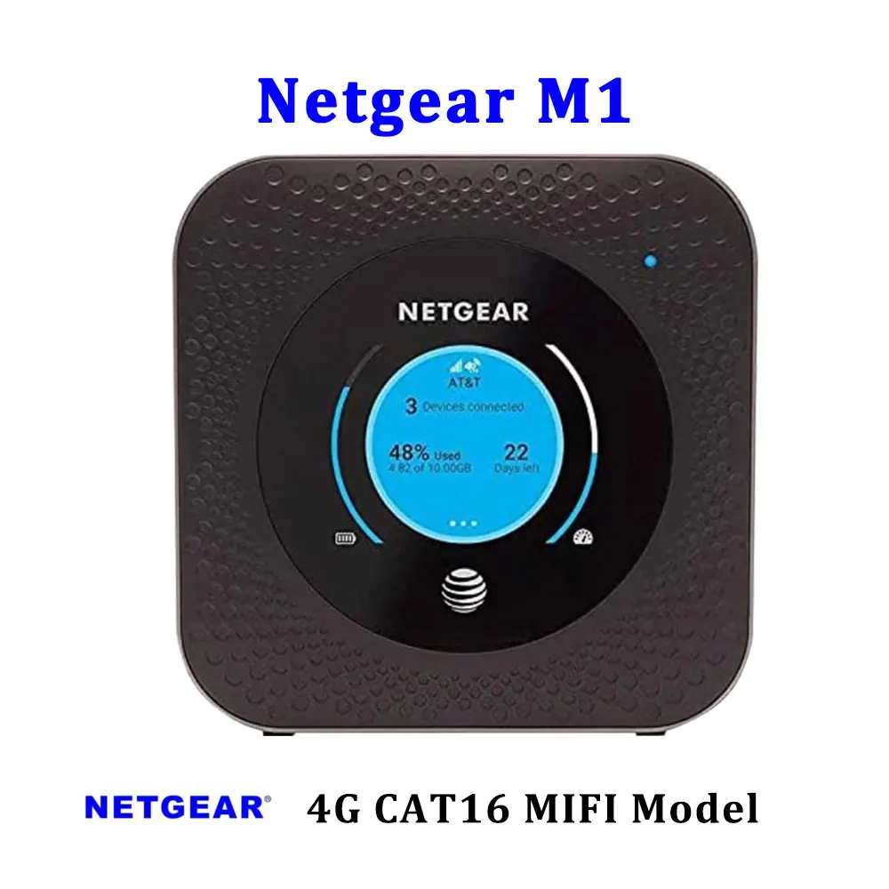 

Netgear AT&T MR1100 Cat16 Nighthawk 4G LTE Router Mobile Hotspot Support B1/B2/B3/B4/B5/B7/B12/B29/B30B/66