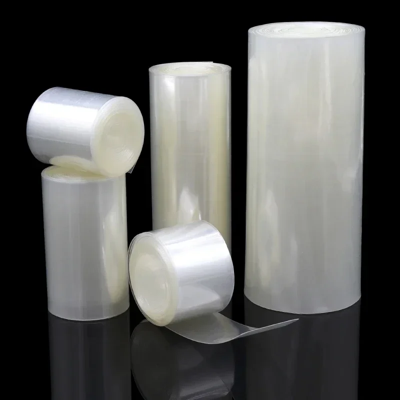 1/5m 18650 Battery Wrap Width130mm~600mm PVC Heat Shrink Tube Pack Insulated Film Wrap Lithium Case Cable Sleeve Shrink Wrap