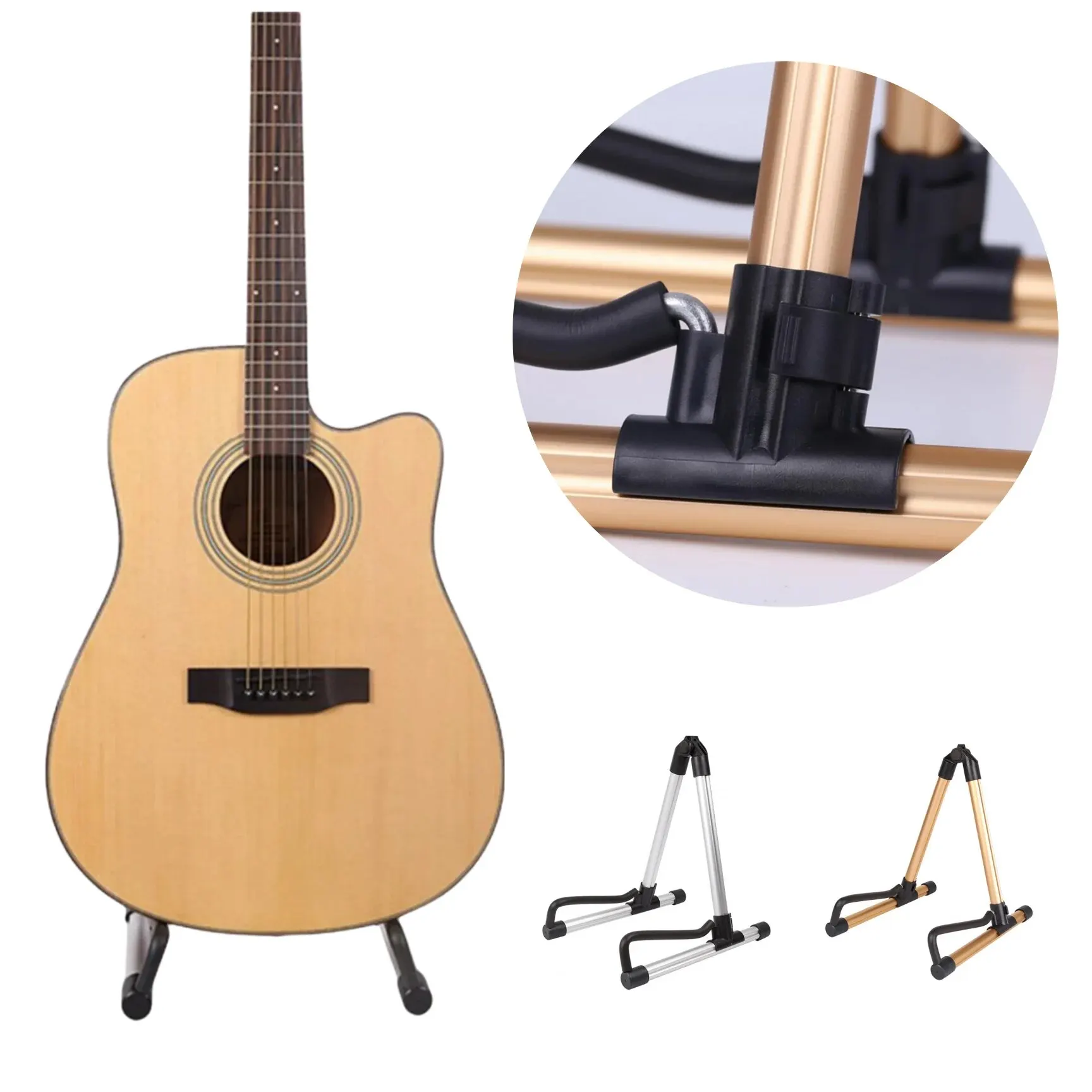Bracket　A-　Bass　Portable　Foldable　Ukulele　Stand　Guitars　AliExpress　Frame　Removable　Alloy　Aluminum　Guitar　for