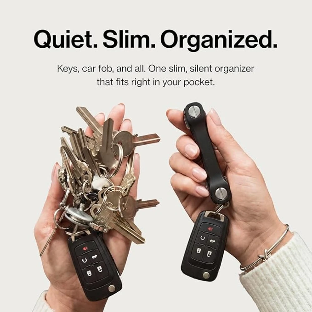Compact Minimalist Key Organizer - Clutter-Free Key Holder
