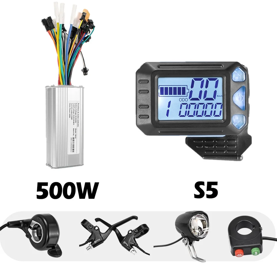 Demeras Scooter Controller with switch, LCD display, control panel