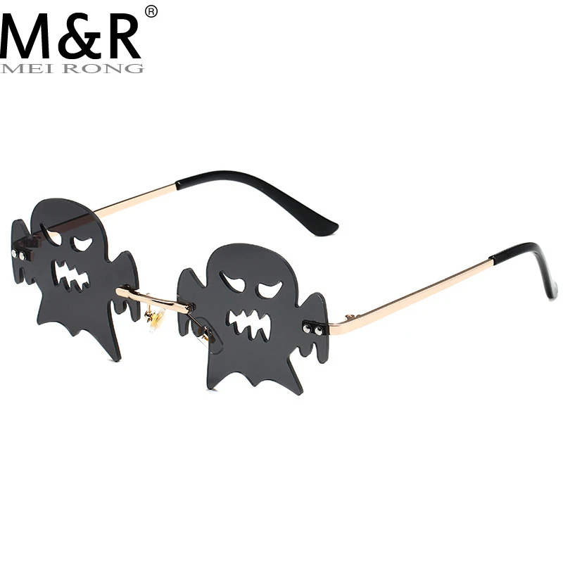 

2023 New Rimless Ghost Sunglasses Luxury Design Women Metal Sunglasses Fashion Shades UV400 Protection Eyewea