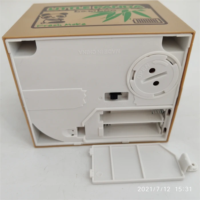 Cute Panda Money Boxes Electronic Automatic Coin Theft Piggy Bank Money Saving Box Moneybox piggy bank coin bank coin holder electronic piggy bank digital piggy bank cash box