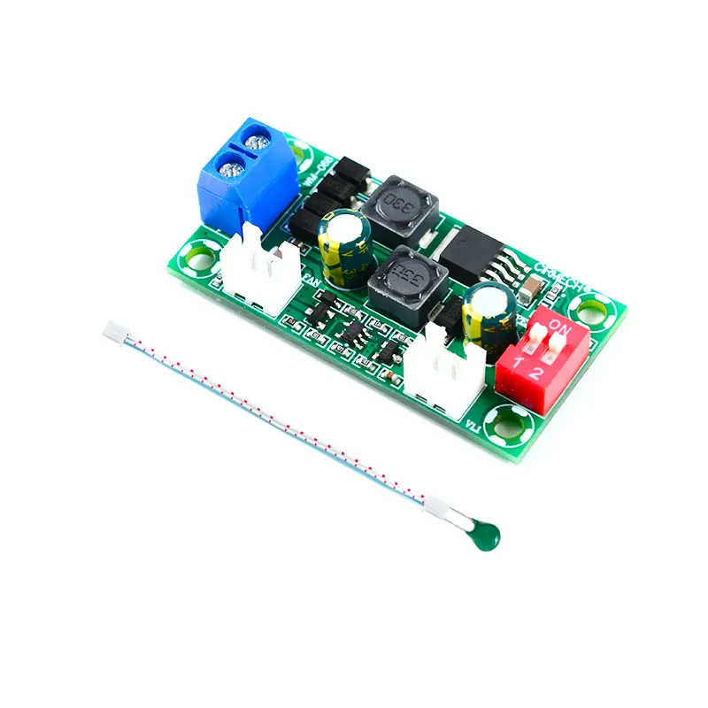 PCB circuit board Electronic thermostat temperature control fan module DC5V 12V 24V speed controller temperature control board cooling module