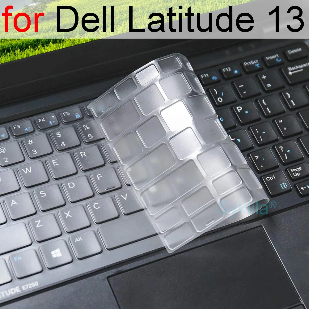 Keyboard Cover for Dell Latitude 13 3310 3390 5300 5310 5320 7300 7310 7320 7350 7390 2 in 1 Protector Skin Case Silicone TPU | Компьютеры