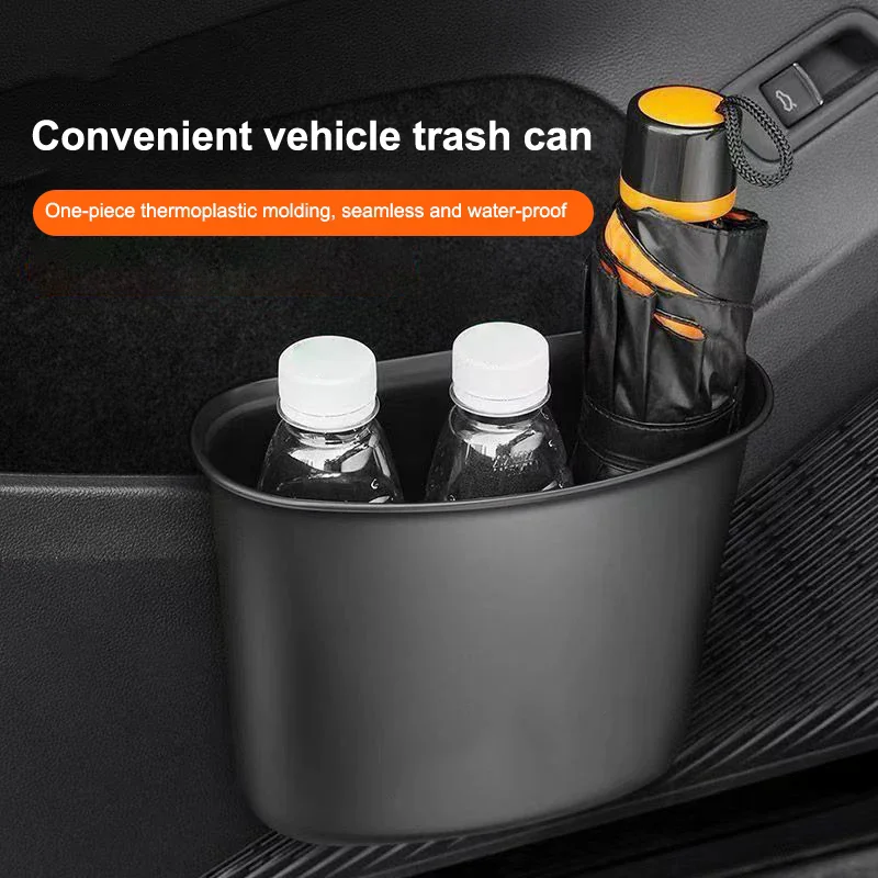 누출 방지 자동차 쓰레기통 소형 다목적 누출 방지 쓰레기통 보관 정리함 자동차 쓰레기통