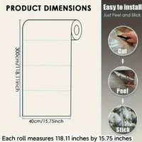 Self Adhesive Panels European style Wallpaper Waterproof and Washable Marble Wall Sticker on the Wall for Home Decoration 6