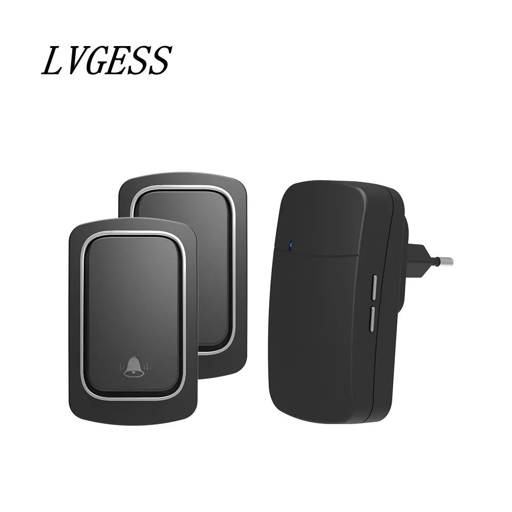Wireless doorbell Outdoor Wireless Doorbell Set Waterproof Button Self-powered Chimes Bell My Melody Ring Door bell