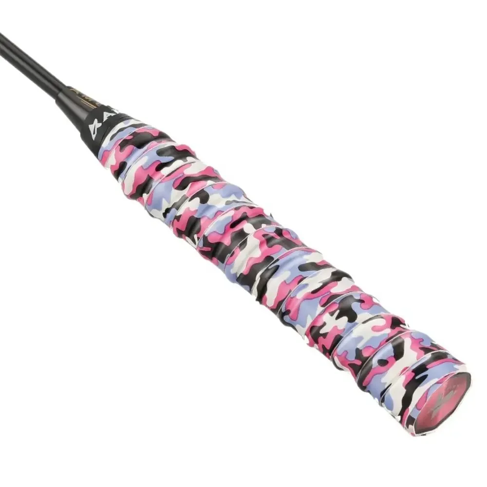 Anti-slip Tennis Badminton Grip Tape Wear-resistant Stretchability Badminton Racket Grips Double Layered Sweat Absorption