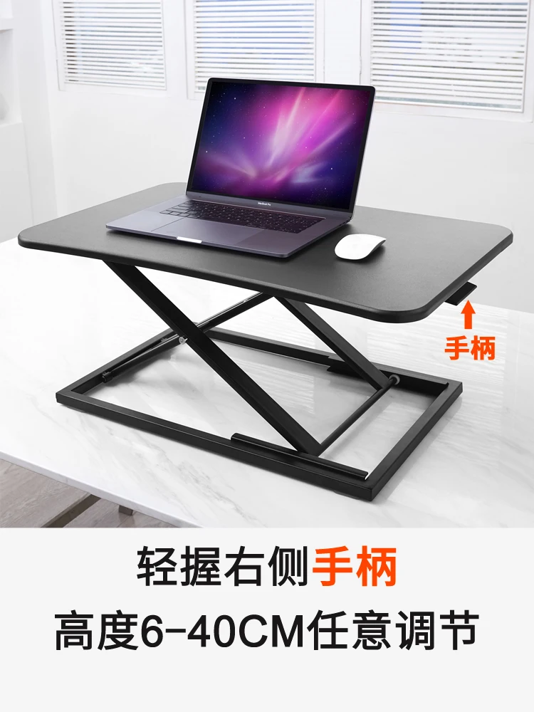 Standing workbench standing office bench computer height adjustable desk table elevated overhead notebook vertical stand model spray painting work table spray painting bench with led light bars double card spray painting model painting workbench