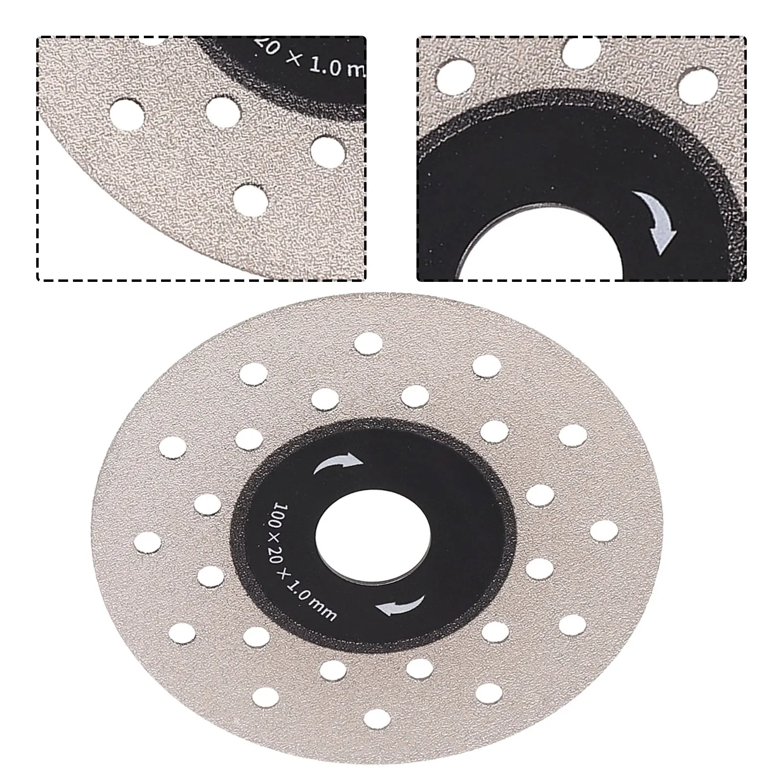 

Cutting Dics Diamond Saw Blade Grinding Disc Polishing 100*25*1.0mm Diamond Saw Blade Grinding Disc Quantity Pc