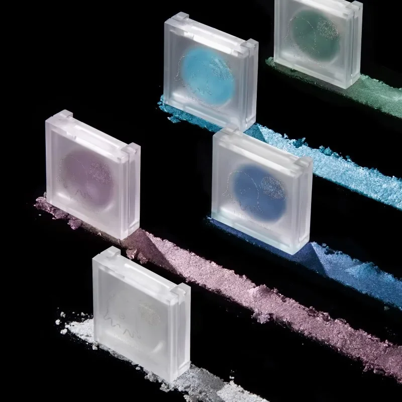 LEEMEMBER Smoky Monochrome Eyeshadow Pearlescent Glitter Eyeshadow matte makeup