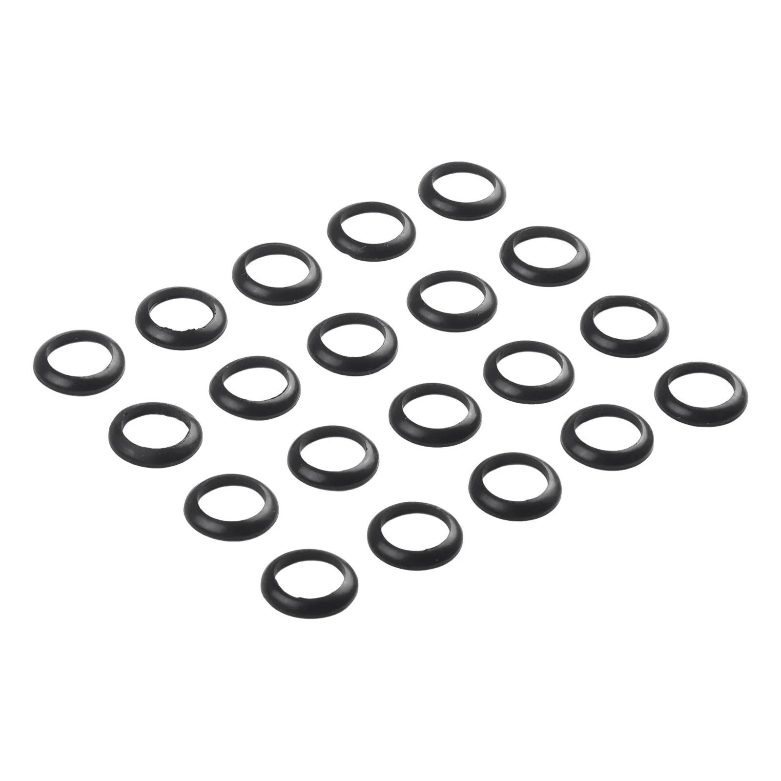 Fishing Rod Tool 20pcs/Pack Fishing Rod Building Elastic Winding Check Dress Ring Trim Adapter Rubber Winding Pesca Iscas Fish Tackle Accessories
